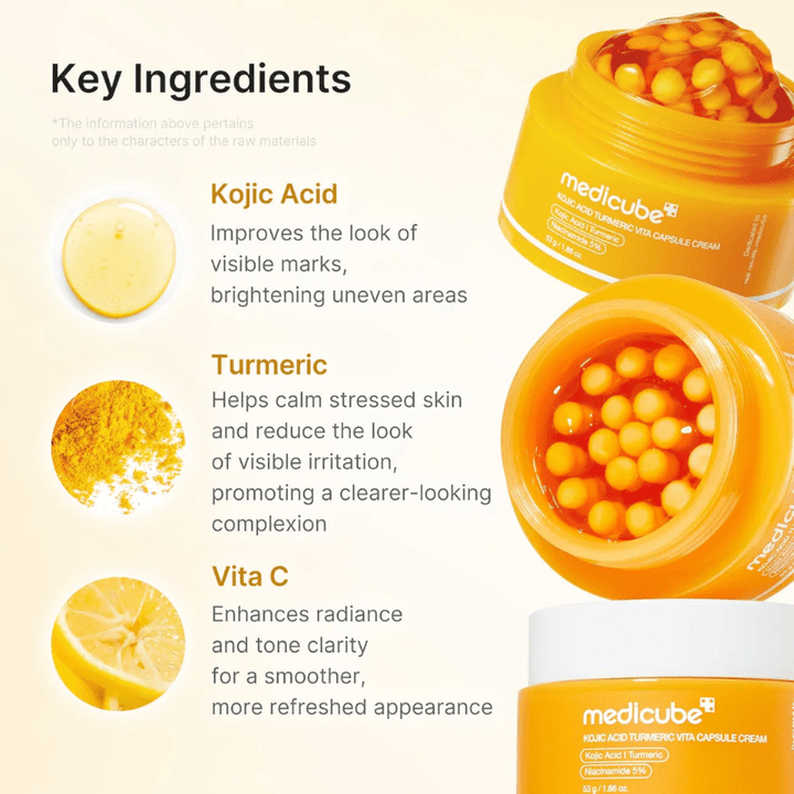 medicube Kojic Acid Turmeric Vita C Capsule Cream 53g Cream 4