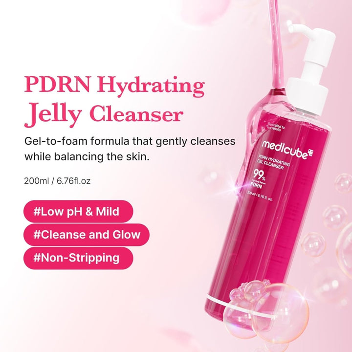 MEDICUBE PDRN Hydrating Gel Clenaser 200ml Health & Beauty 3
