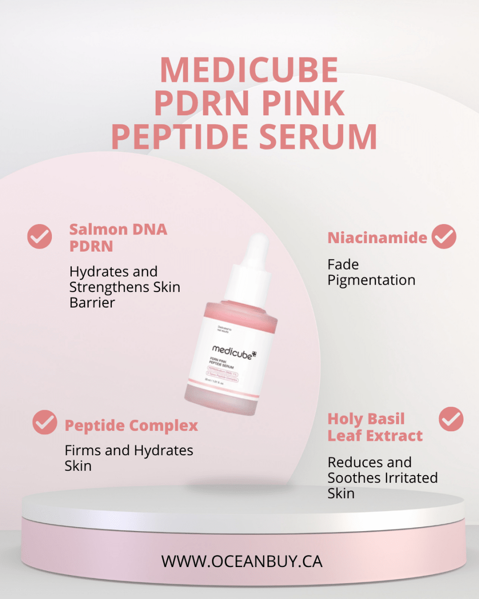 MEDICUBE PDRN Pink Peptide Serum 30ml Health & Beauty 2