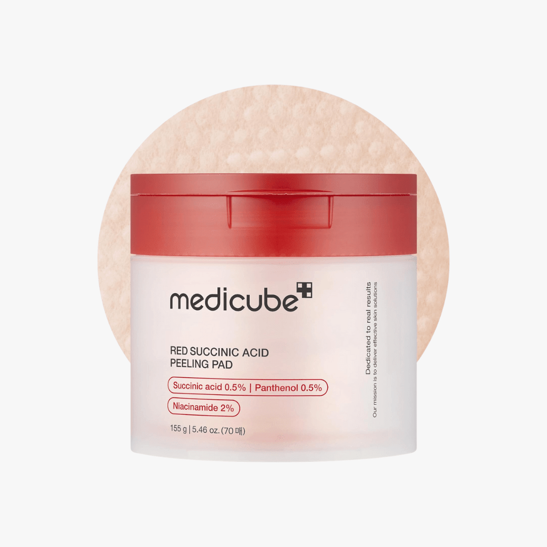 MEDICUBE Red Succinic Acid Peeling Pad 70ea Toner Pads 1