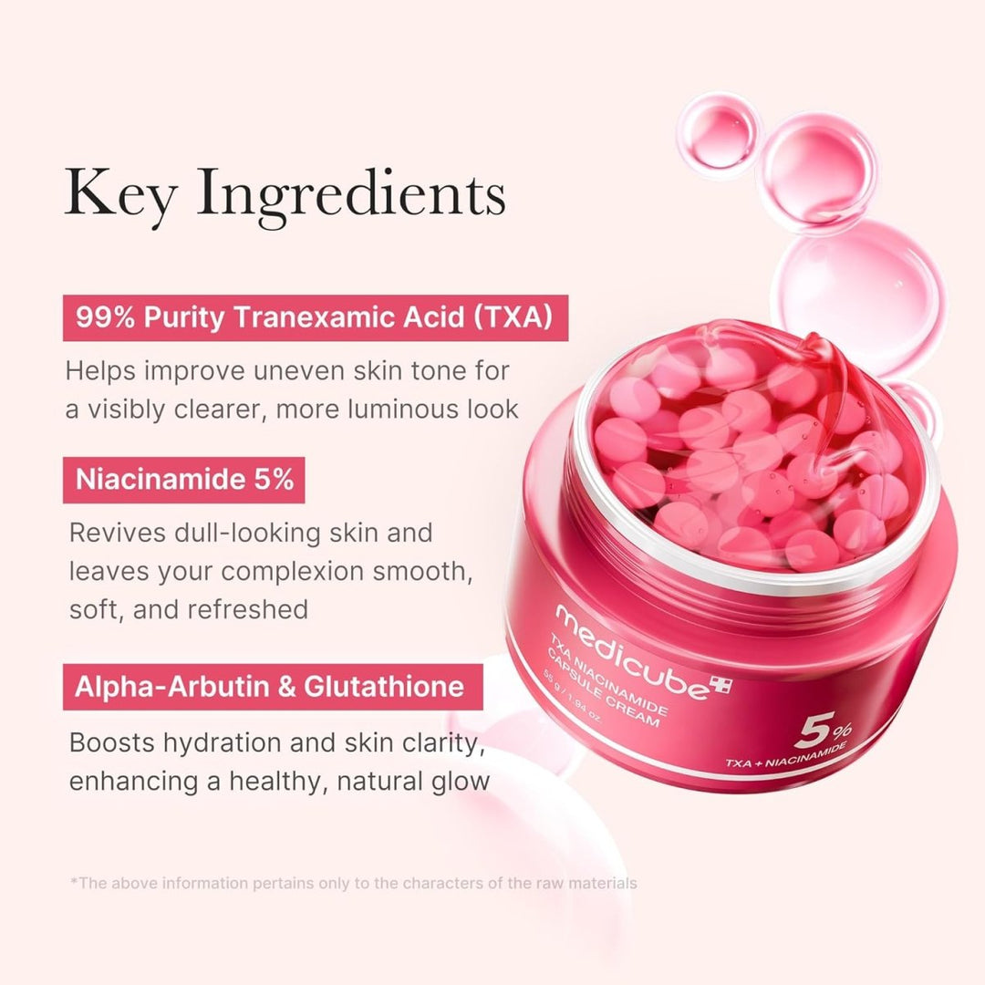 MEDICUBE TXA Niacinamide Capsule Cream 55g Health & Beauty