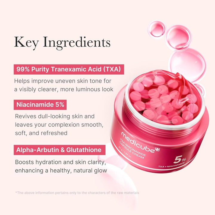 MEDICUBE TXA Niacinamide Capsule Cream 55g Health & Beauty