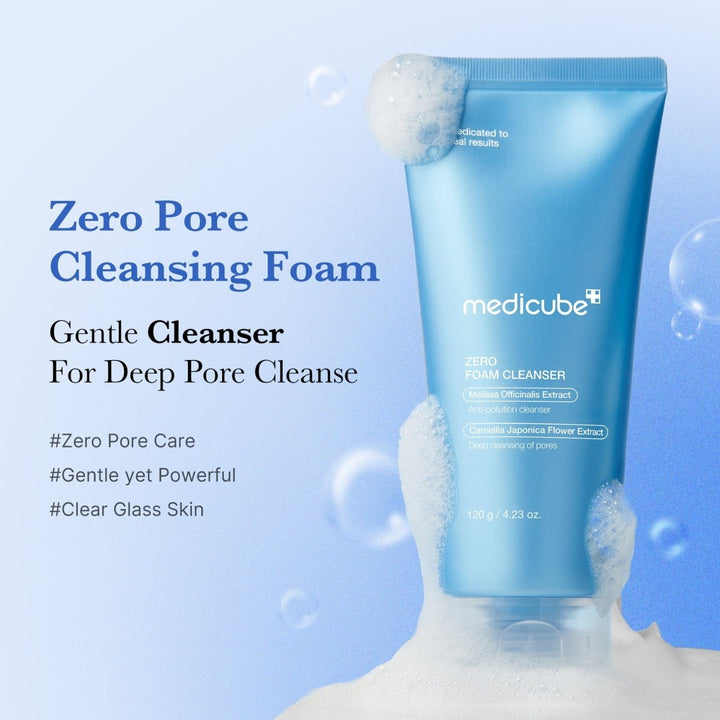 MEDICUBE Zero Foam Cleanser 120ml Facial Cleanser 2