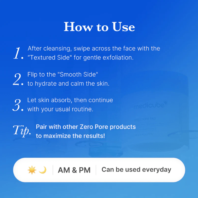 MEDICUBE Zero Pore Pad 70 Pads Health & Beauty 6
