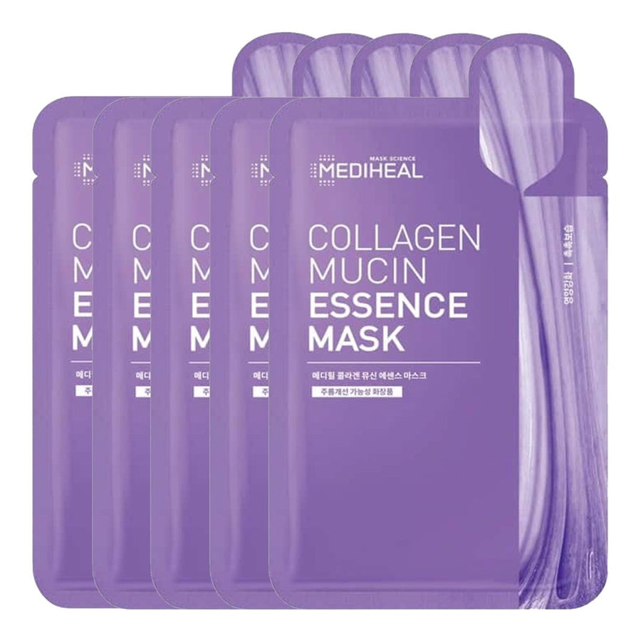 MEDIHEAL Collagen Mucin Essence Mask 5Pcs Health & Beauty oceanbuy beauty markham toronto free ship USA asian korean skincare