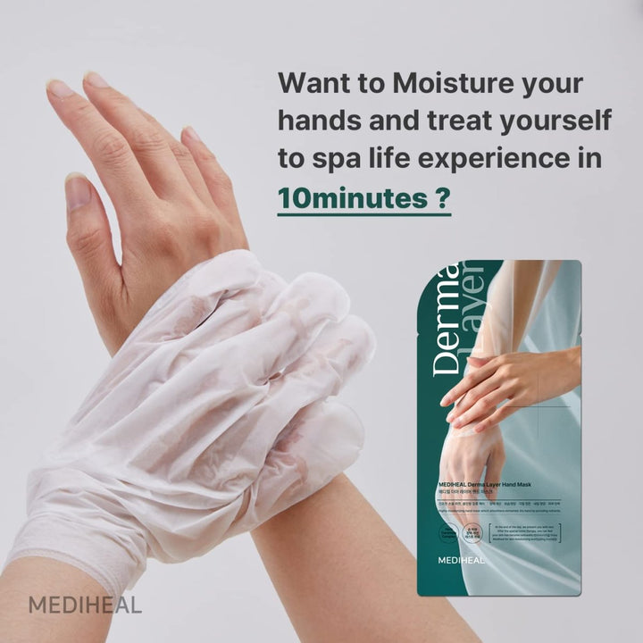 MEDIHEAL Derma Layer Hand Mask 5Pcs Health & Beauty oceanbuy beauty markham toronto free ship USA asian korean skincare