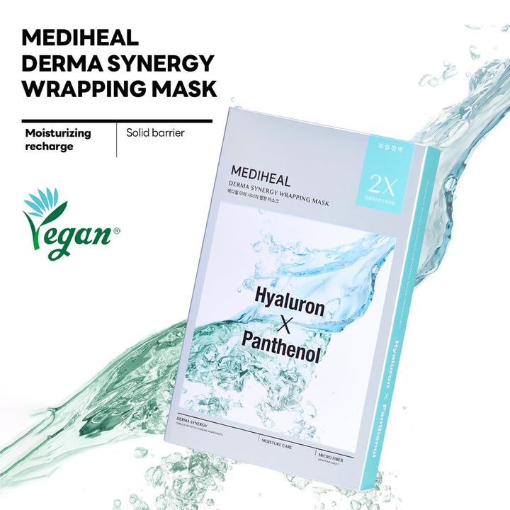 MEDIHEAL Derma Synergy Wrapping Mask Sheet for Moisturizing Care 10Pcs Health & Beauty oceanbuy beauty markham toronto free ship USA asian korean skincare