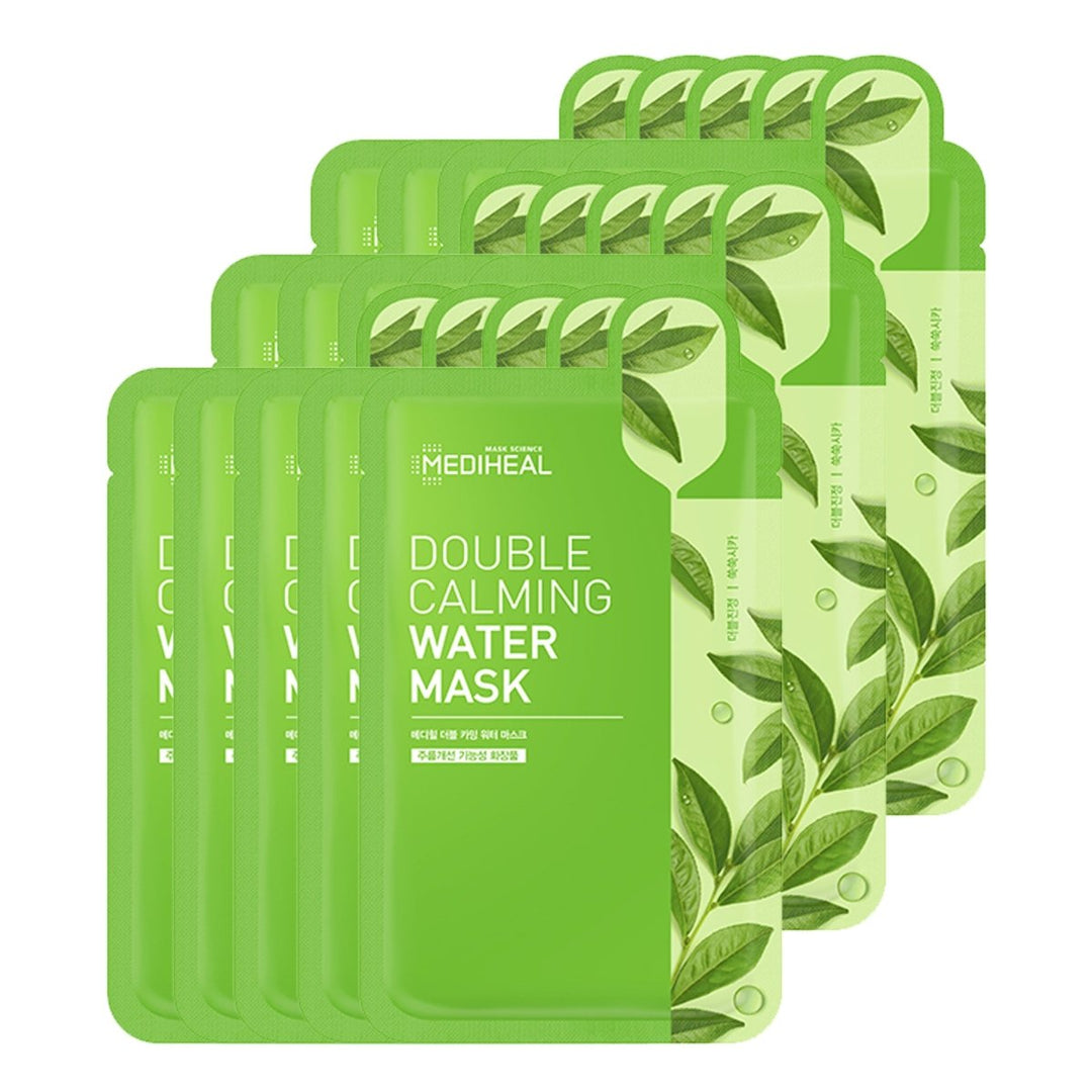 MEDIHEAL Double Calming Water Mask 15Pcs Health & Beauty Kbeauty markham toronto free ship USA asian korean