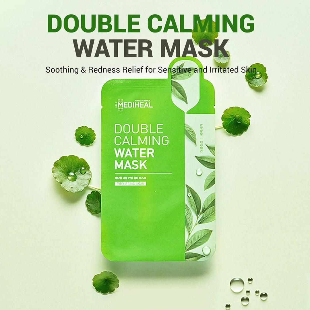 MEDIHEAL Double Calming Water Mask 15Pcs Health & Beauty oceanbuy beauty markham toronto free ship USA asian korean skincare