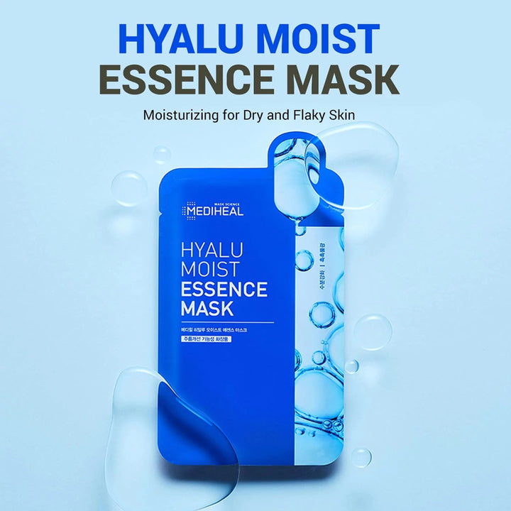 MEDIHEAL Hyalu Moist Essence Mask 15Pcs Health & Beauty oceanbuy beauty markham toronto free ship USA asian korean skincare