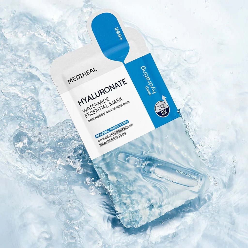 MEDIHEAL Hyaluronate Watermide Essential Mask 10Pcs Health & Beauty oceanbuy beauty markham toronto free ship USA asian korean skincare