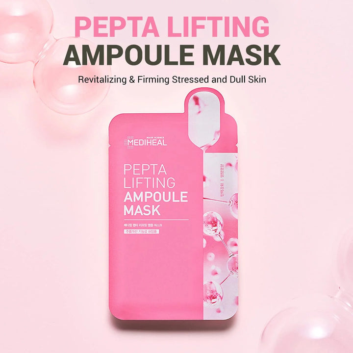 MEDIHEAL Pepta Lifting Ampoule Mask 15Pcs Health & Beauty oceanbuy beauty markham toronto free ship USA asian korean skincare