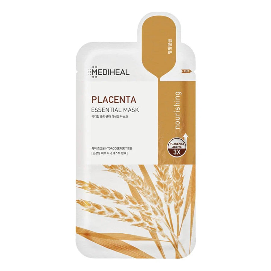 MEDIHEAL Placenta Essential Mask 1Pcs Health & Beauty Kbeauty markham toronto free ship USA asian korean