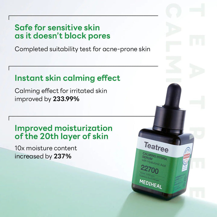 MEDIHEAL Teatree Calming Hydra Serum 40ml Health & Beauty oceanbuy beauty markham toronto free ship USA asian korean skincare