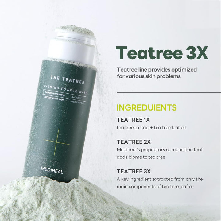 MEDIHEAL The Teatree Calming Powder Wash 50g Health & Beauty oceanbuy beauty markham toronto free ship USA asian korean skincare