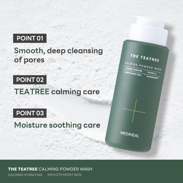 MEDIHEAL The Teatree Calming Powder Wash 50g Health & Beauty oceanbuy beauty markham toronto free ship USA asian korean skincare