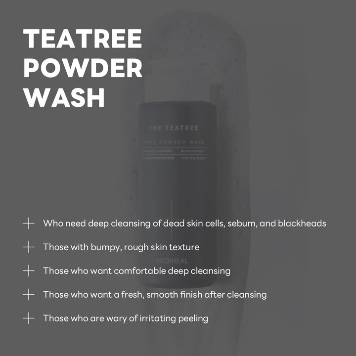 MEDIHEAL The Teatree Pore Powder Wash 50g Health & Beauty oceanbuy beauty markham toronto free ship USA asian korean skincare