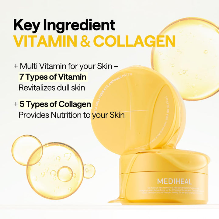 Mediheal Vita Collagen Eye Ampoule Patch 60pcs oceanbuy beauty markham toronto free ship USA asian korean skincare