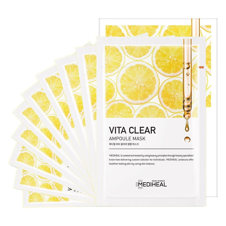 MEDIHEALl Vita Clearing Ampoule Mask 10Pcs Health & Beauty oceanbuy beauty markham toronto free ship USA asian korean skincare