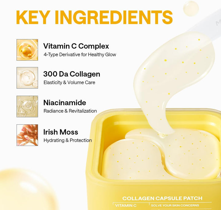 MEDIHEAL Collagen Capsule Patch Vitamin C Firm Brightening 60Pcs 5