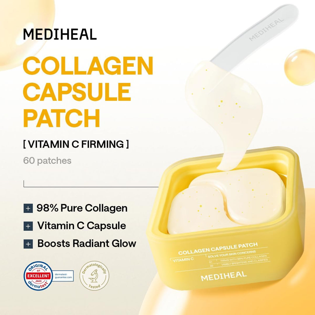 MEDIHEAL Collagen Capsule Patch Vitamin C Firm Brightening 60Pcs 3