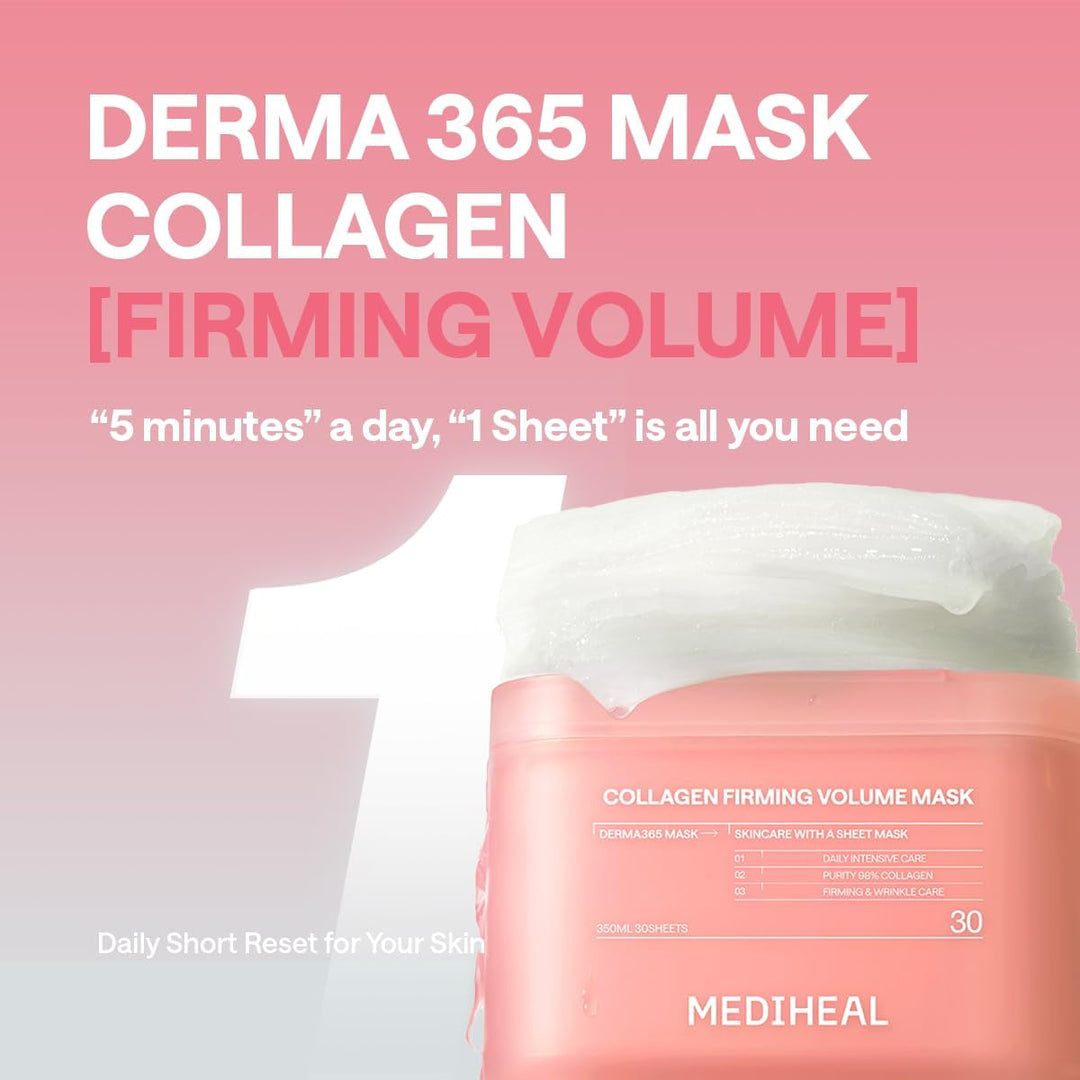 MEDIHEAL Derma 365 Mask Collagen 30Pcs 3