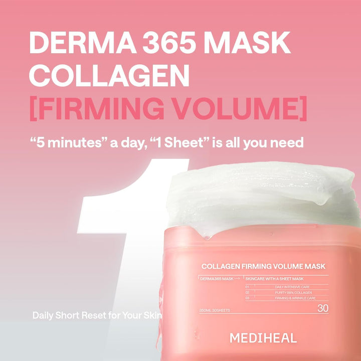 MEDIHEAL Derma 365 Mask Collagen 30Pcs 3