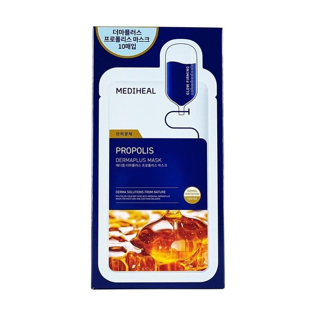 Mediheal Derma Plus Propolis Mask Hydration Nourishment 10ea 1