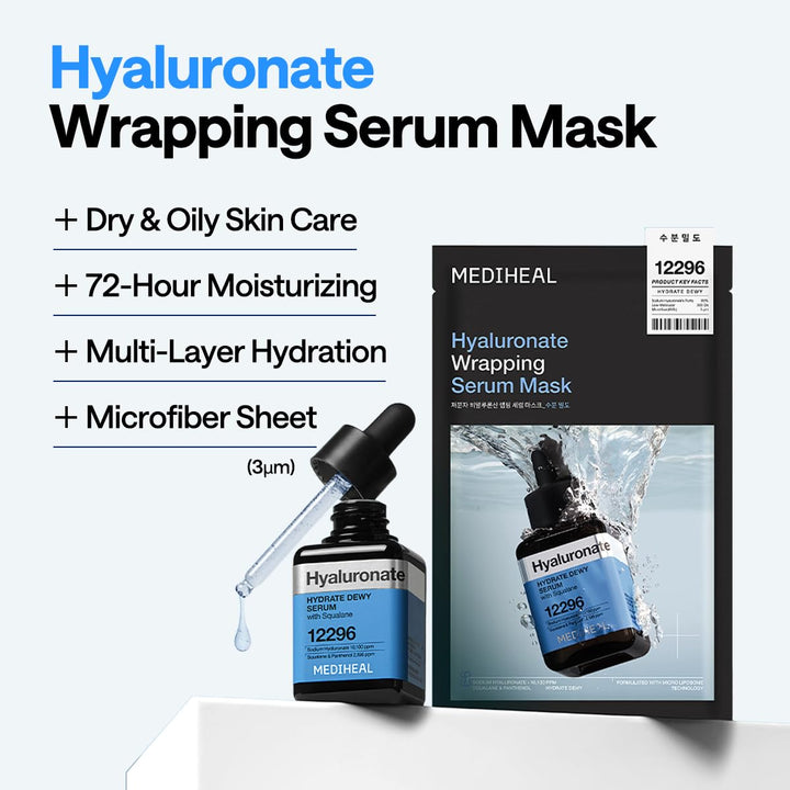 MEDIHEAL Hyaluronate Wrapping Serum Mask 3