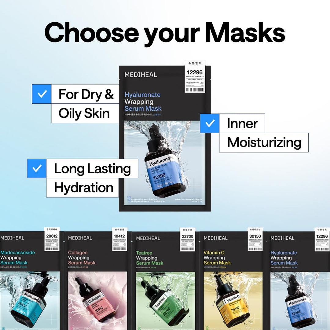MEDIHEAL Hyaluronate Wrapping Serum Mask 2