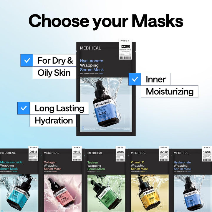 MEDIHEAL Hyaluronate Wrapping Serum Mask 2