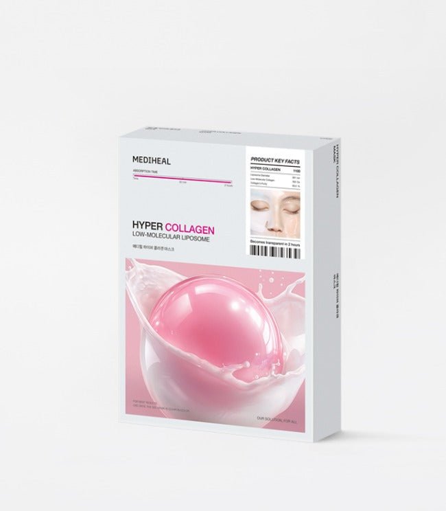 MEDIHEAL Hyper Collagen Mask Plumping & Elasticity Care 4Pcs Health & Beauty 1