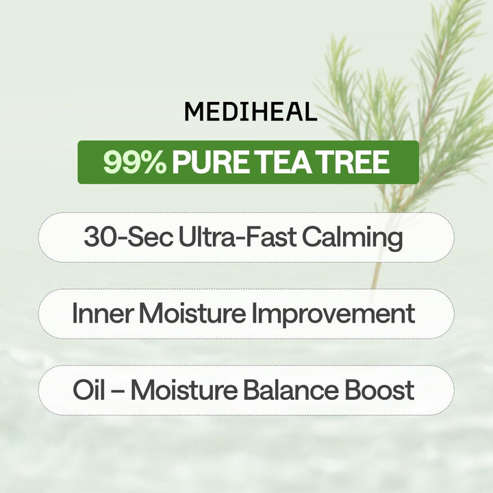 MEDIHEAL Teatree Essential Mask Calming Moisture 10Pcs Health & Beauty 4