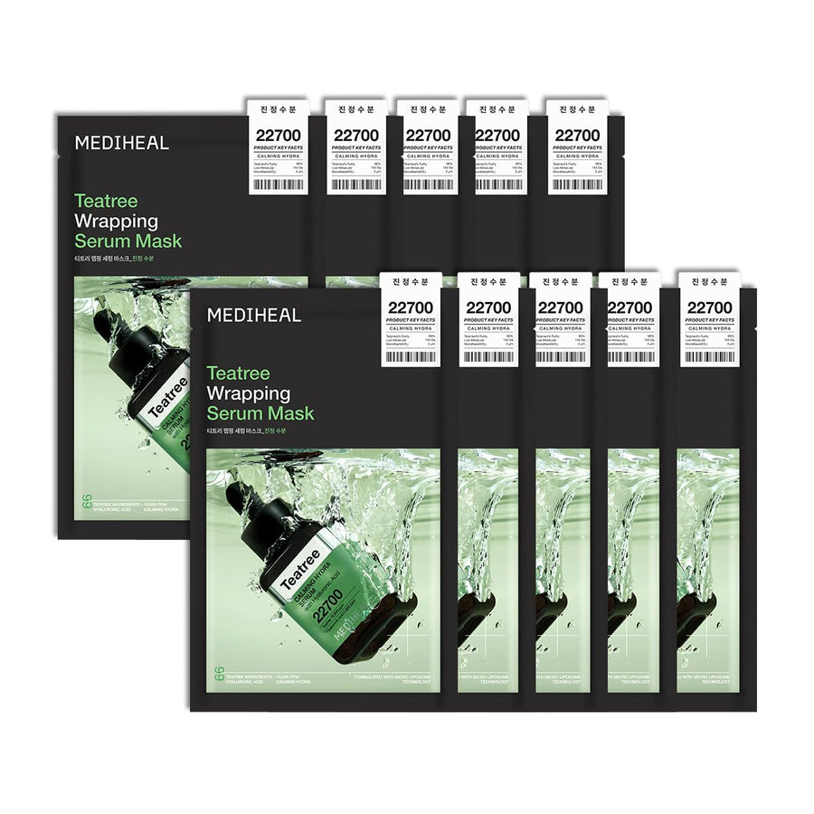 MEDIHEAL Teatree Wrapping Serum Mask 1