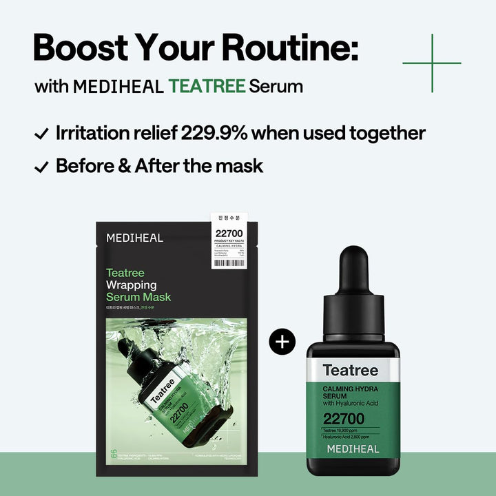 MEDIHEAL Teatree Wrapping Serum Mask 4