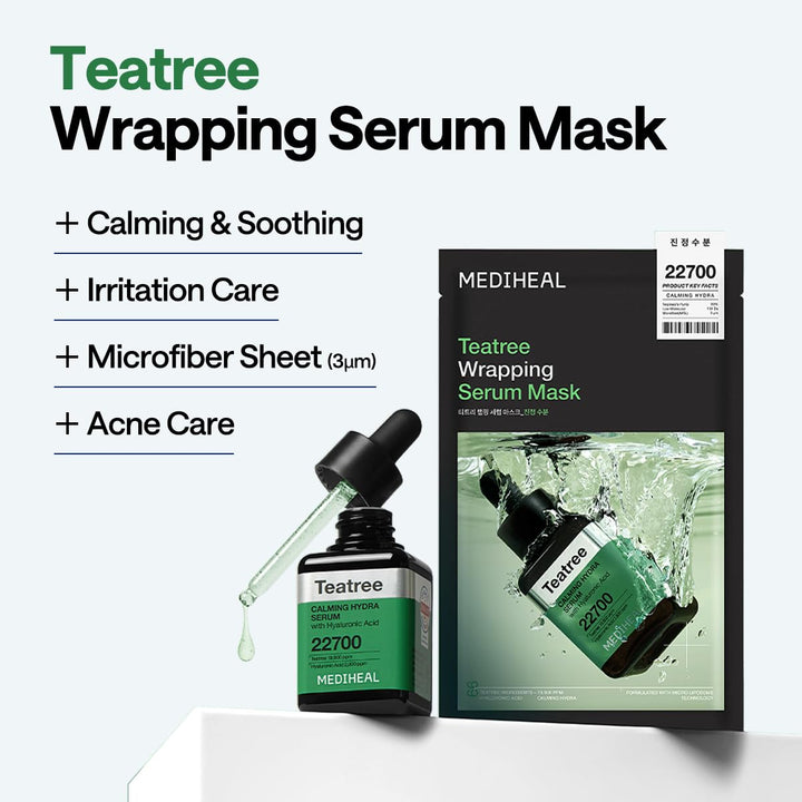 MEDIHEAL Teatree Wrapping Serum Mask 3