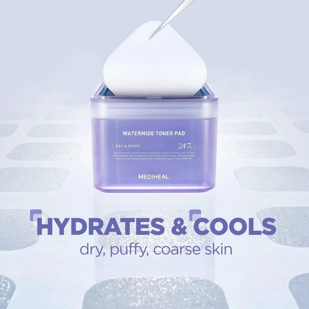 MEDIHEAL Watermide Moisture Pad & Hyaluronate Modeling Pack Set Health & Beauty 7