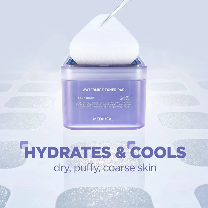 MEDIHEAL Watermide Moisture Pad & Hyaluronate Modeling Pack Set Health & Beauty 7