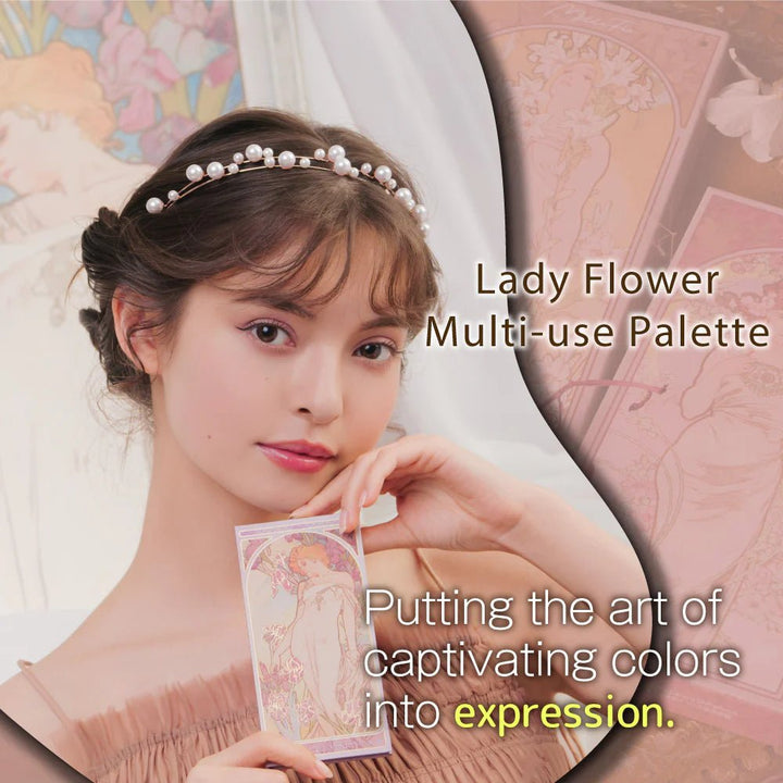 MILLEFEE Lady Flower Multi - use Palette - 03 Rose Health & Beauty oceanbuy beauty markham toronto free ship USA asian korean skincare