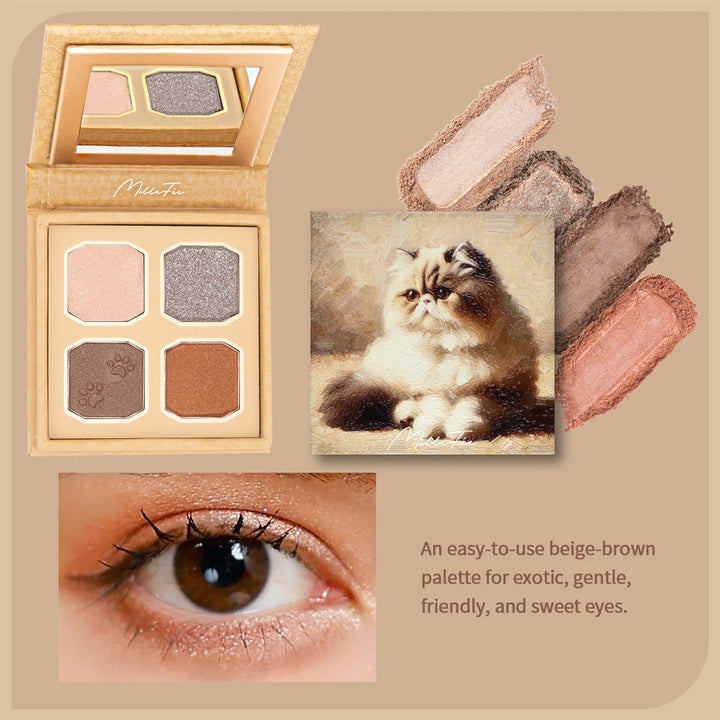 MILLEFEE My Kitty Shadow Palette - 01 Exotic Shorthair Health & Beauty oceanbuy beauty markham toronto free ship USA asian korean skincare