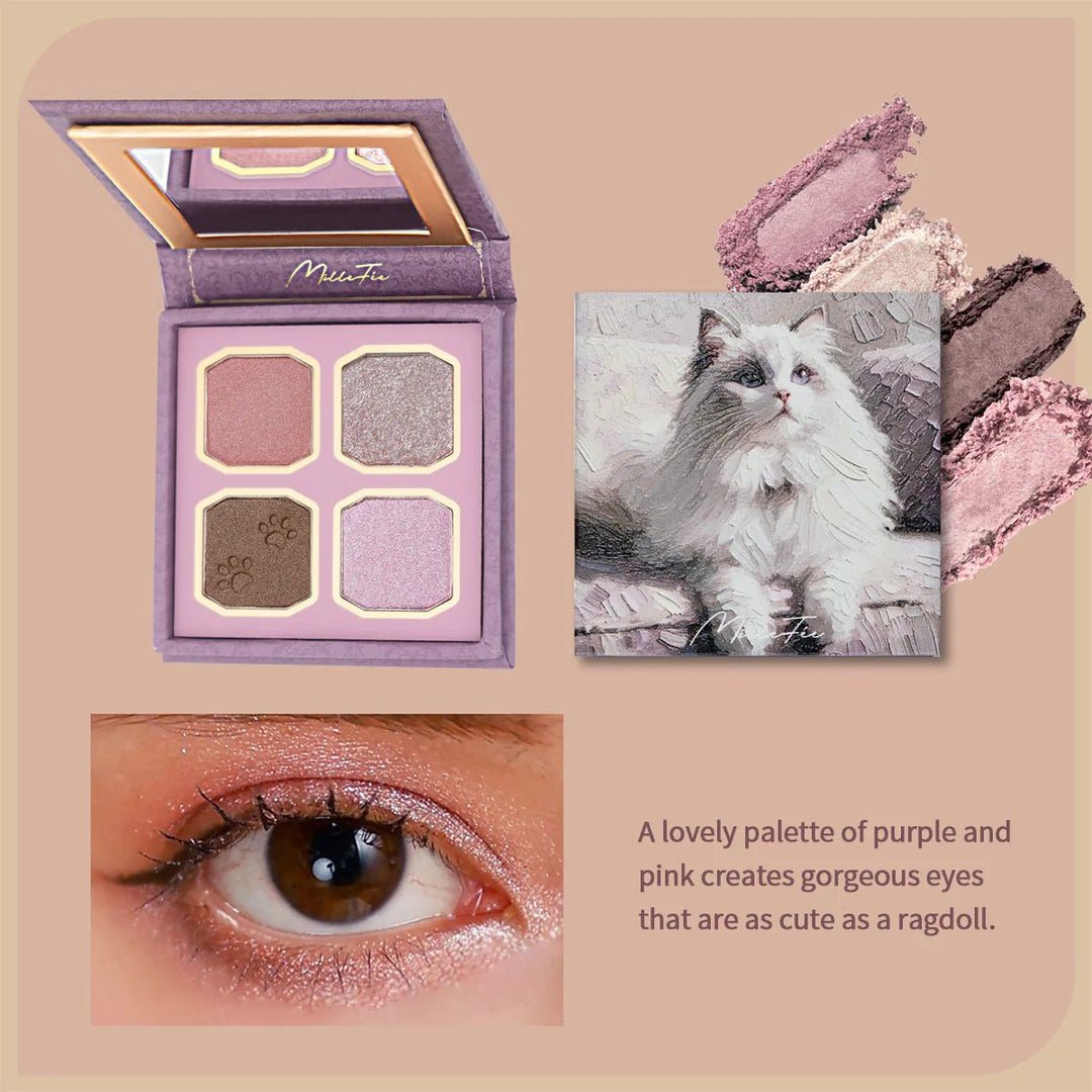 MILLEFEE My Kitty Shadow Palette - 02 Ragdoll Health & Beauty oceanbuy beauty markham toronto free ship USA asian korean skincare