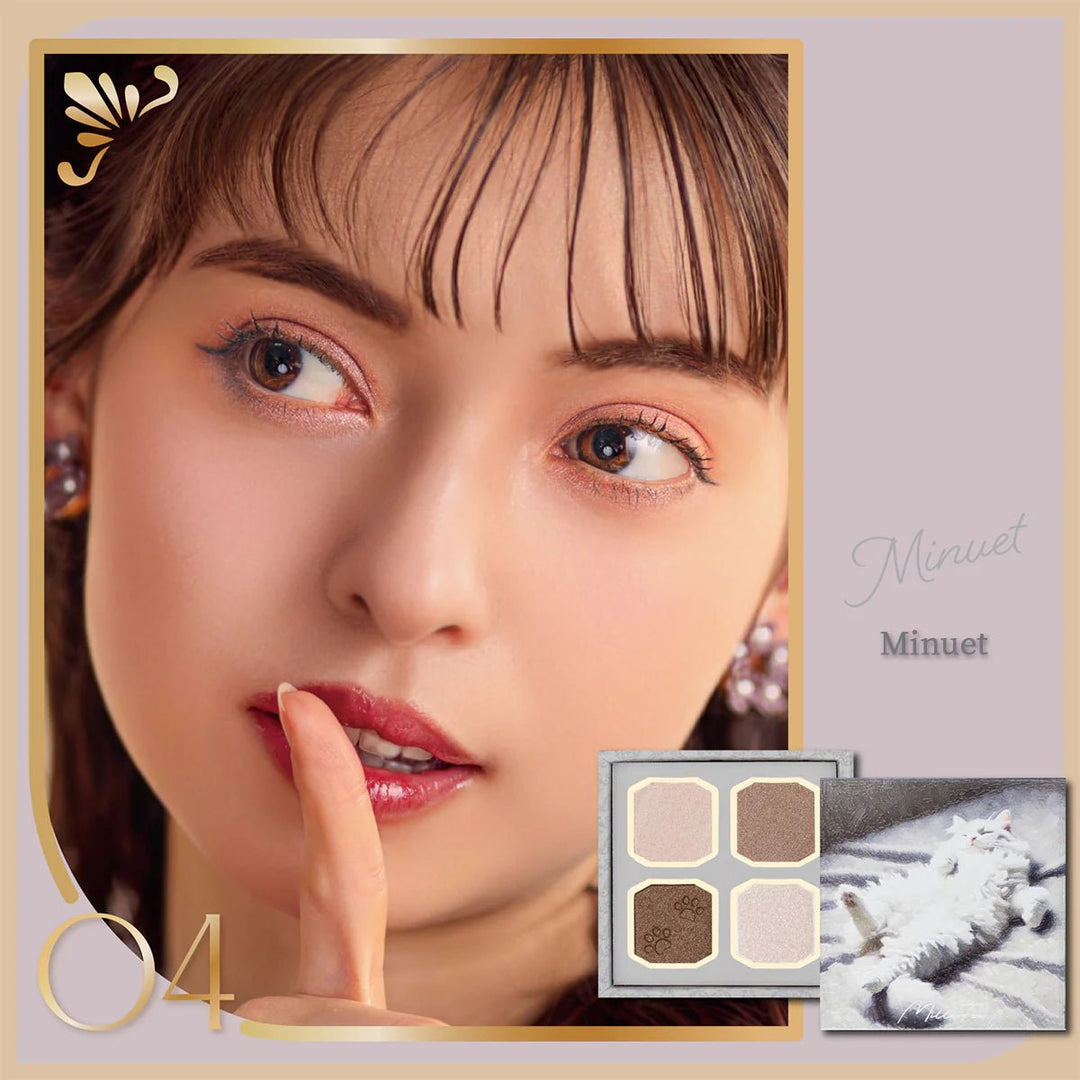 MILLEFEE My Kitty Shadow Palette - 04 Minuet Health & Beauty oceanbuy beauty markham toronto free ship USA asian korean skincare