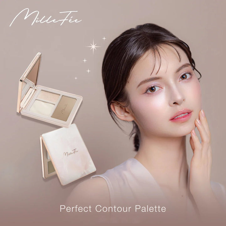 MILLEFEE Perfect Contour Palette - 01 Warm Tone Health & Beauty oceanbuy beauty markham toronto free ship USA asian korean skincare