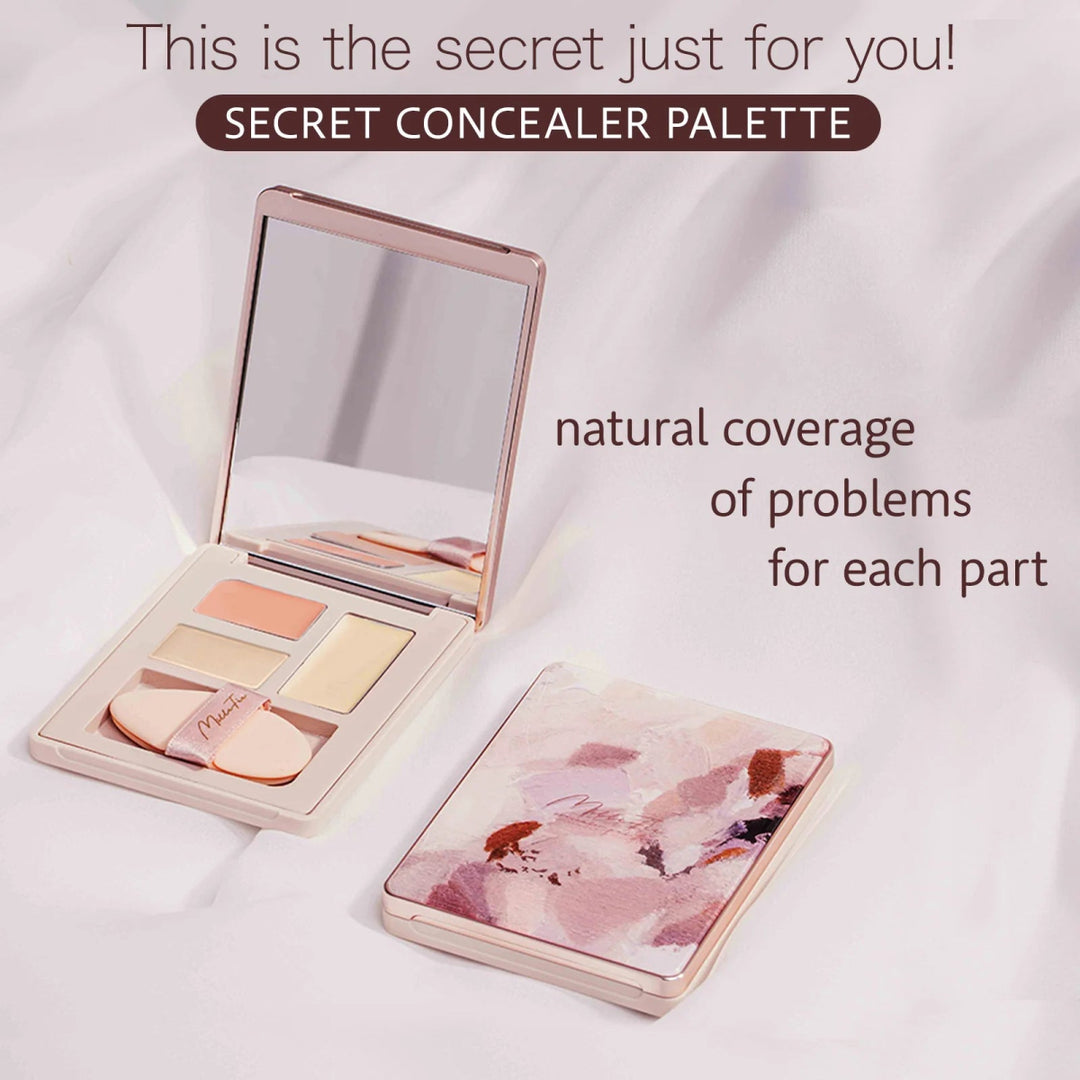 MILLEFEE Secret Concealer Palette - 01 Cover Green Health & Beauty oceanbuy beauty markham toronto free ship USA asian korean skincare