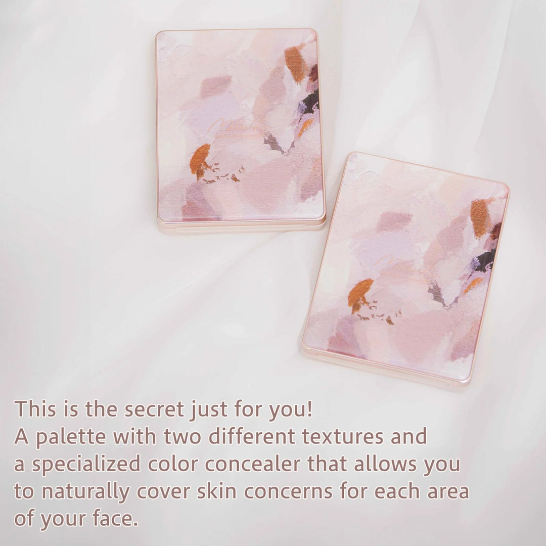 MILLEFEE Secret Concealer Palette - 01 Cover Green Health & Beauty oceanbuy beauty markham toronto free ship USA asian korean skincare