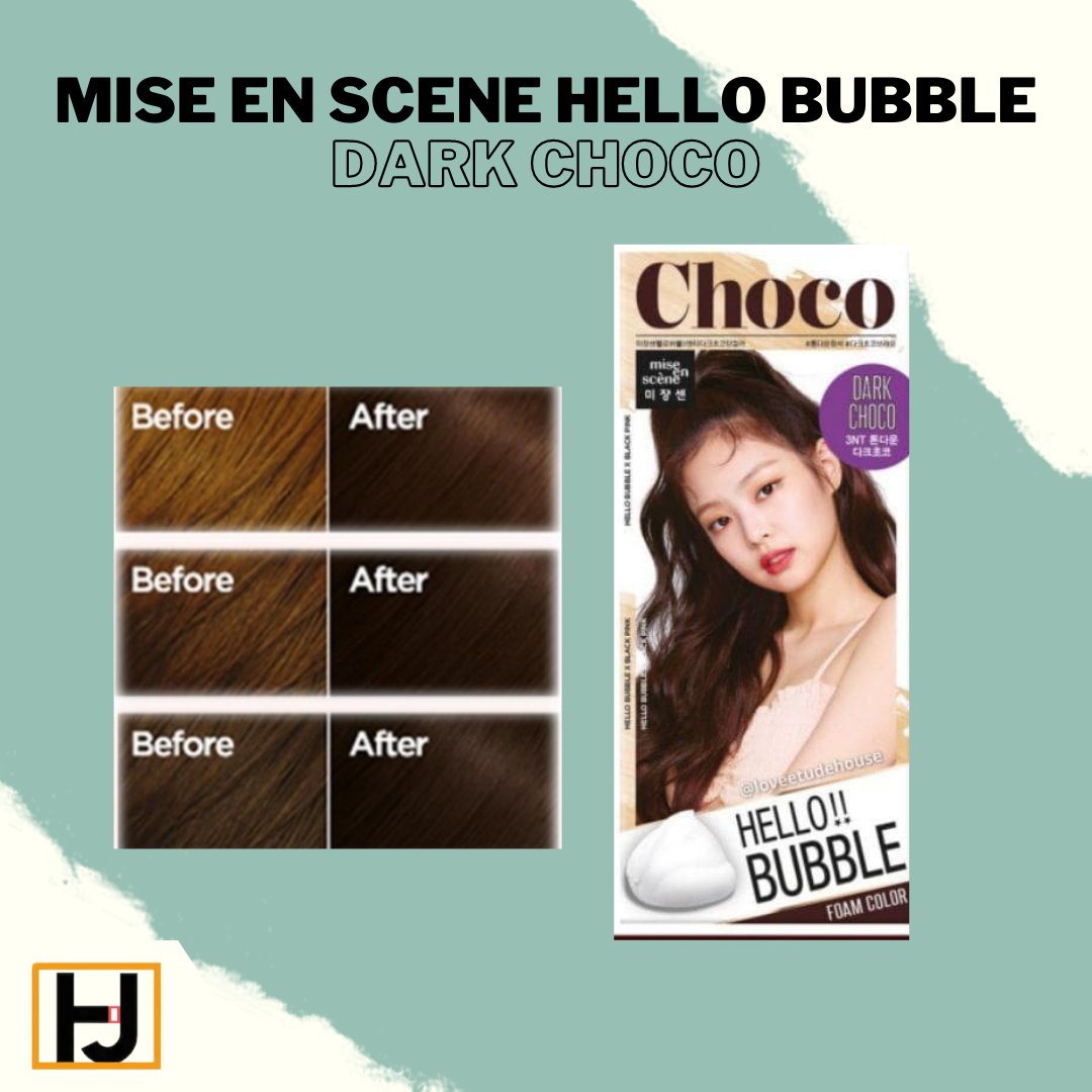 Mise En Scene Hello Bubble Hair Dye Foam Color - Dark Chocolate 3NT oceanbuy.ca markham toronto free ship USA asian korean skincare