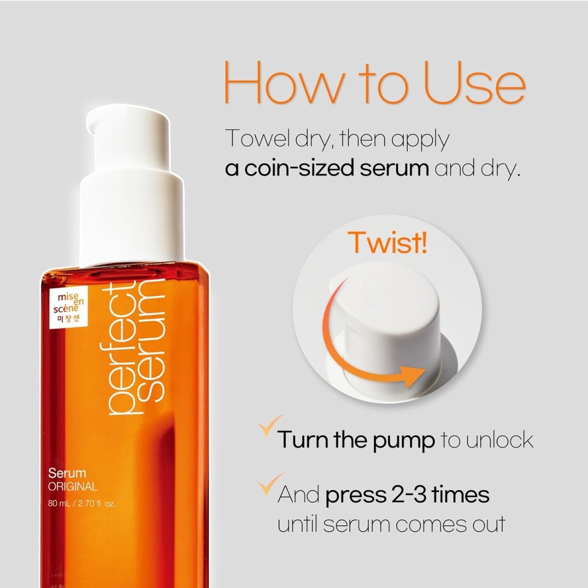 MISE EN SCENE Perfect Serum Original 80ML| Oceanbuy Beauty
