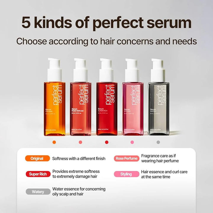 MISE EN SCENE Perfect Watery Serum 80ml NEW PACKAGE Health & Beauty oceanbuy beauty markham toronto free ship USA asian korean skincare