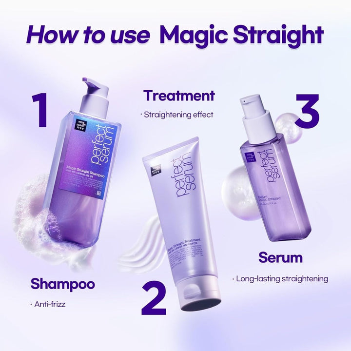 MISE EN SCENE Perfect Serum Magic Straight Shampoo 530ml Hair Care 7