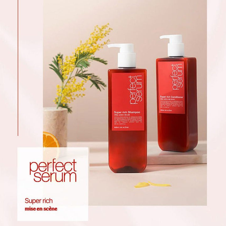 MISE EN SCENE Perfect Serum Super Rich Shampoo 680ml Hair Care 3